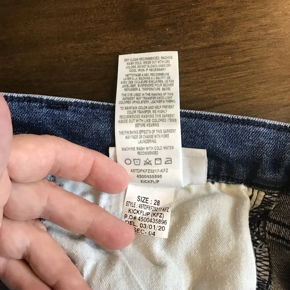 Joe’s Jeans 28 The Callie High Rise Cropped Boot Jeans KickFlip Distressed